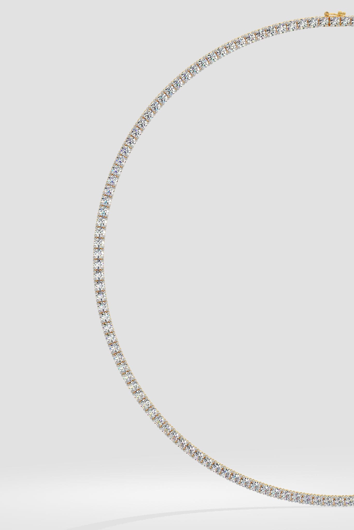 0.08 Pointer Tennis Necklace - Image 3