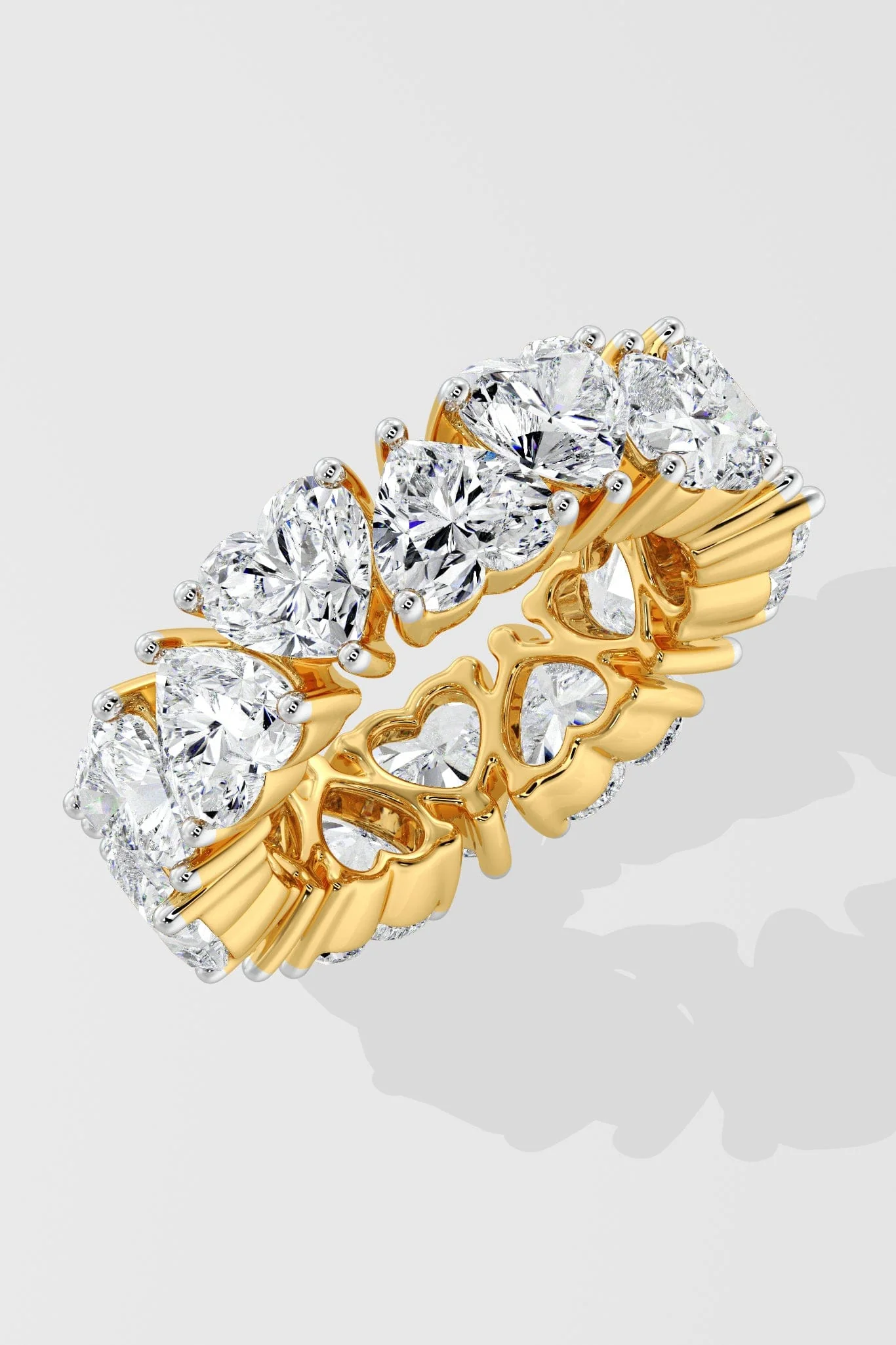 0.50 ct Heart Eternity Diamond Ring - Image 6
