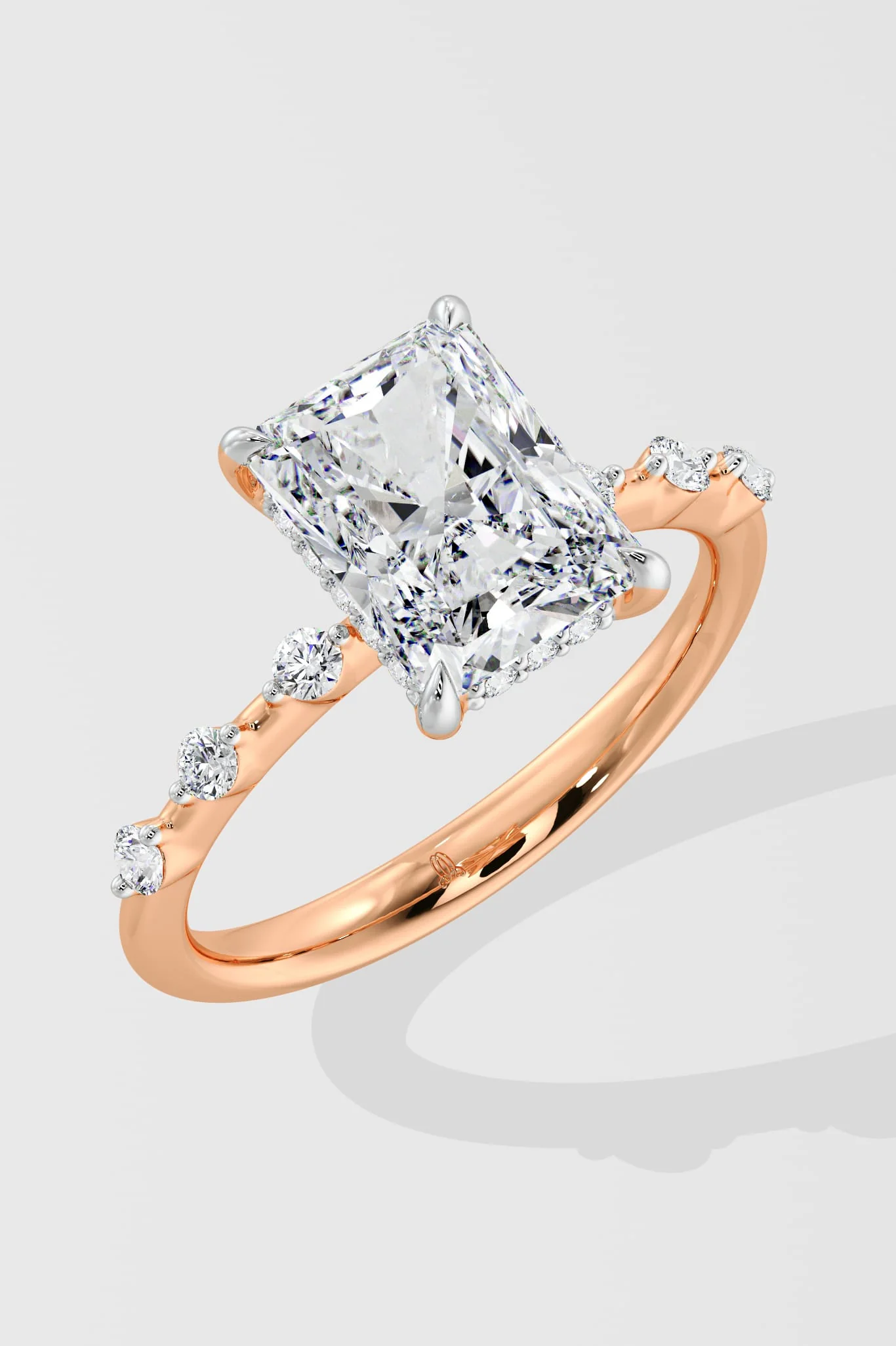 2 Ct Radiant Spaced Ring - Image 6