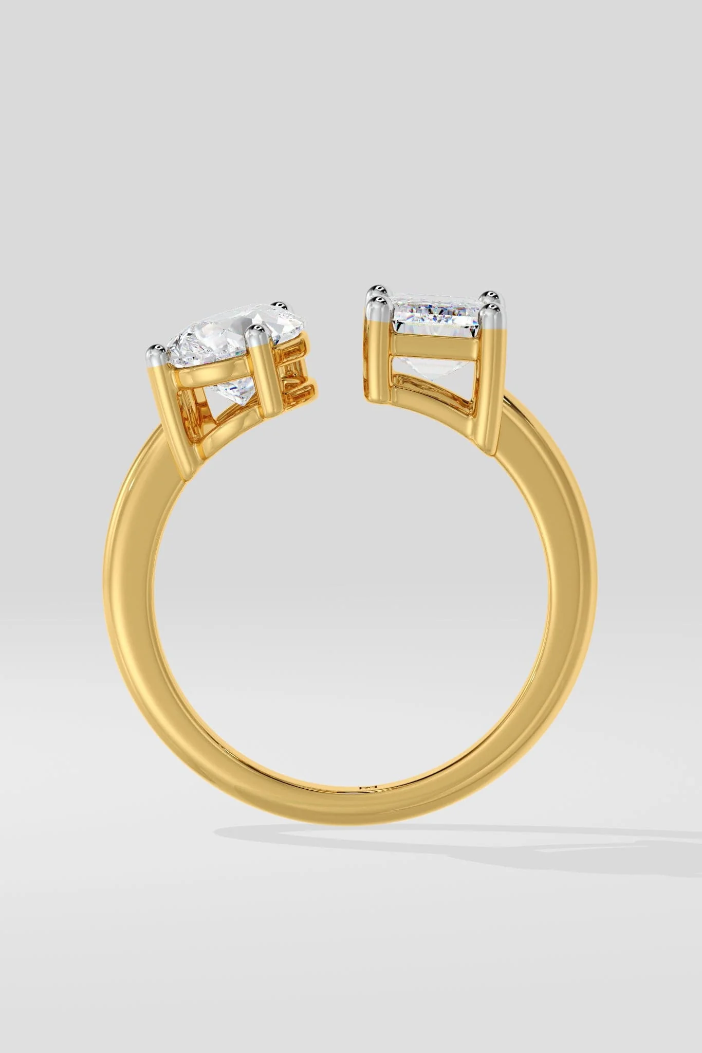 Toi-et-Moi Duality Diamond Ring - Image 3
