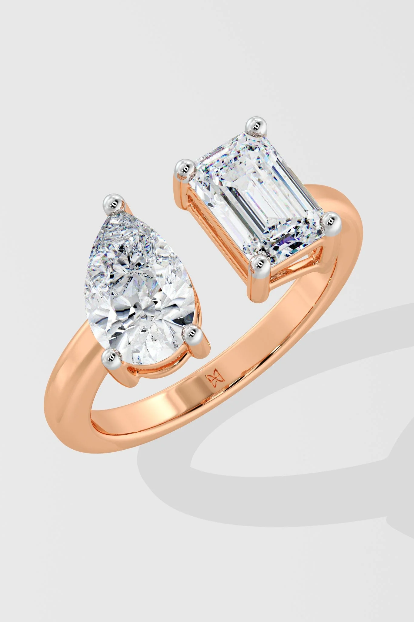 Toi-et-Moi Duality Diamond Ring - Image 5
