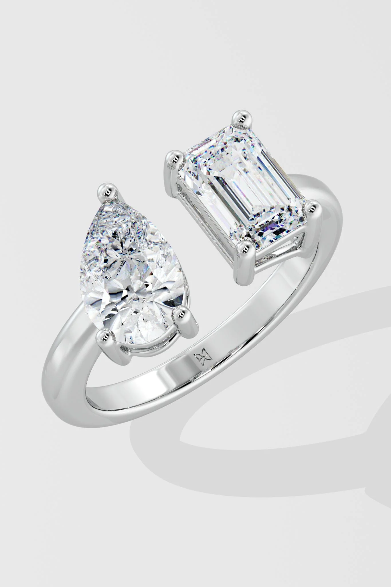 Toi-et-Moi Duality Diamond Ring - Image 6